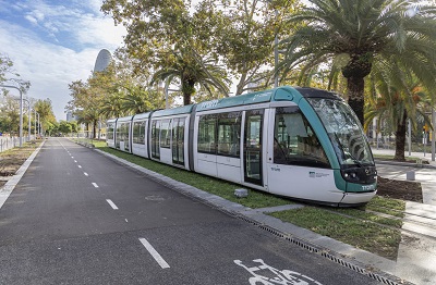 El nuevo tramo del tranv�a de Barcelona estrena en Espa�a la tecnolog�a sin catenaria de Alstom